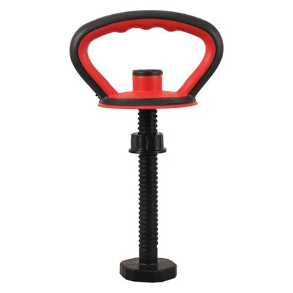 POPETPOP Adjustable Kettlebell Handle Kit with Anti Slip Grip and Stable Base Nut for Dumbbell Conversion Home Gym Fitness Accessories 12.59X7.48X4.72 Inches
