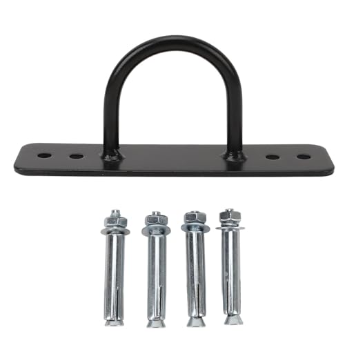 Iron Battle Rope Anchor - 300KG Capacity Wall Ceiling Mount Bracket for Fitness Training Equipment