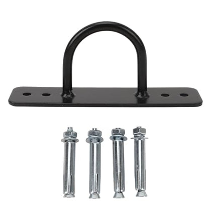 Cyrank Battle Rope Anchor, Battle Rope Wall Ceiling Mount Bracket Kit for Suspension Strap Gymnastic Rings Body Weight Strength Training Systems Yoga Boxing Equipment 300KG Capacity