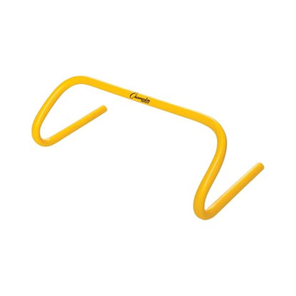 Champion Sports Speed Hurdles – Lightweight Adjustable Agility & Jump Training for Athletes - Speed & Stride Drills, Soccer, Football & Track - style: 6" Yellow (Single Hurdle)