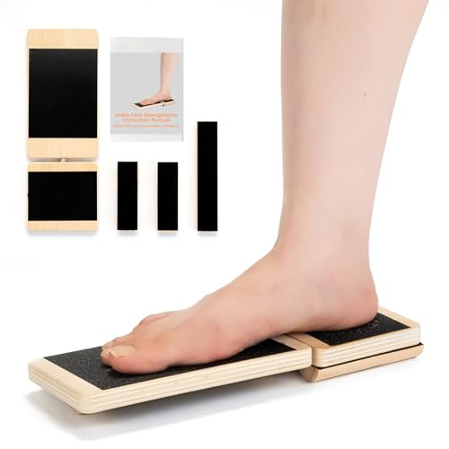 Ankle Foot Strengthener Exerciser for Sprained, Single Leg Balance Board | Plantar Fasciitis, Posture Correction and Balance Training,Including Detailed Instruction Manual