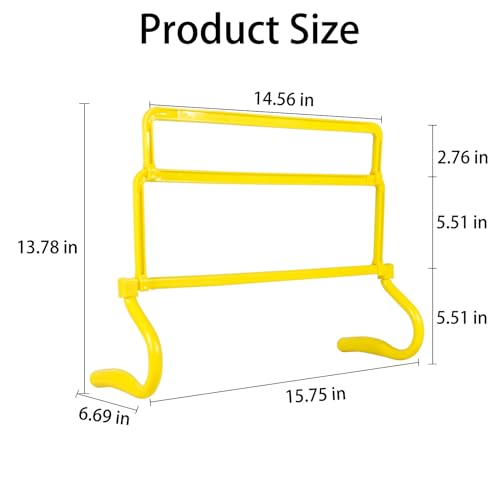 4 Height Adjustable Speed Training Hurdles Fitness & Speed Training Equipment