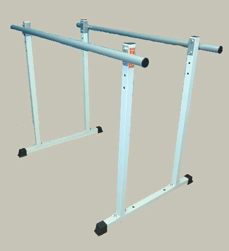 Titan Gymnastics Parallel Bar, (2) Adjustable Heights & (3) Adjustable Widths, with 2” Dia Parallel Bars – Made in The USA.