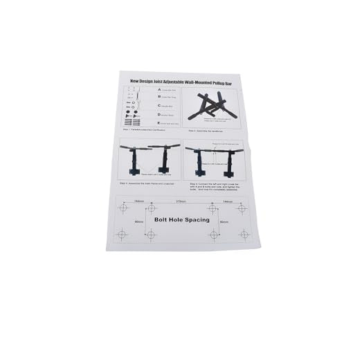 Wall Mounted Pull Up Bar Chin Up bar Multifunctional Adjustable Dip Station for Indoor Home Gym Workout, Power Tower Set Training Equipment Fitness Dip Stand Supports to 440 Lbs (White)