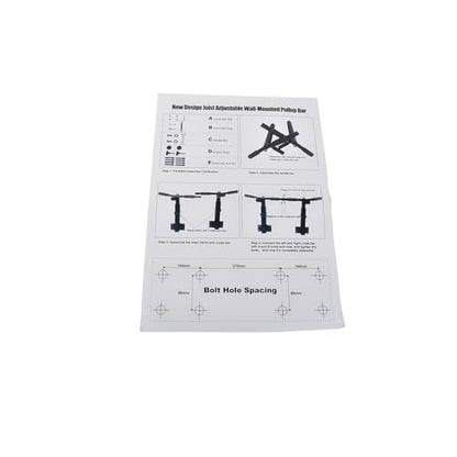 Wall Mounted Pull Up Bar Chin Up bar Multifunctional Adjustable Dip Station for Indoor Home Gym Workout, Power Tower Set Training Equipment Fitness Dip Stand Supports to 440 Lbs (White)