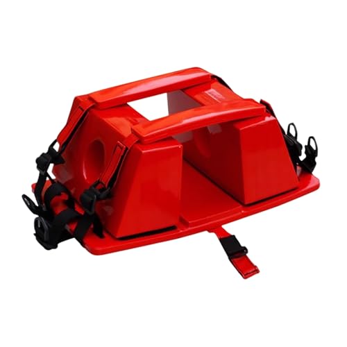 Lightweight Floating Spine Board with Head Imlizer – 350 Lbs Capaci, Foldable Stretcher for Pools & Beaches, Ideal for Emerncy Response & Lifeguard Use - color: Only Head Immobilizer