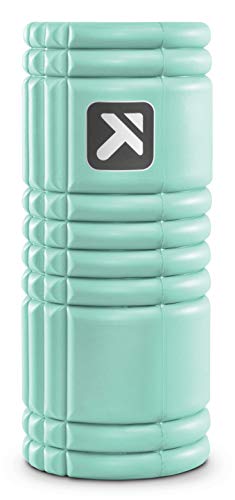 TriggerPoint Grid 1.0 Foam Roller - 13" Multi-Density Massage Roller for Deep Tissue & Muscle Recovery - Relieves Tight, Sore Muscles & Kinks, Improves Mobility & Circulation - Targets Key Body Parts - color: Mint