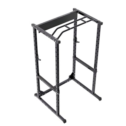 Major Factory Power Cage, 1200 lb Capacity Squat Rack for Home Gym, Multi-Functional Power Rack with Multi-grip Pull-Up Bar, Safety Bars, J-hooks