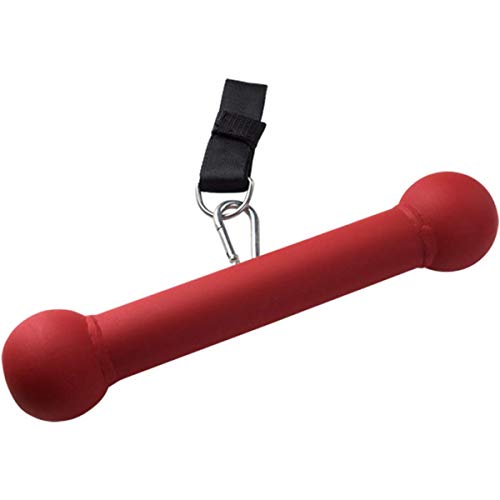 Body-Solid Tools Dog Bone Grip - Strength Training Equipment for Home Gym, Pull-Ups, Farmers Walks, Dumbbells, Kettlebells, Ideal for Grip and Forearm Strengthener, Non-Slip Matte Finish