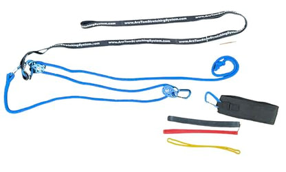 Resistance Band Kit with Pulley, Ankle Strap, Carabiners, Flexibility Training