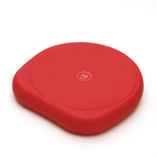 SISSEL SITFIT 14in Red | Active Sitting & Training | Strengthens Back & Pelvic Floor Muscles | Versatile Use: Legs & Veins | Adjustable Pressure | Includes Exercise Poster - color: Red