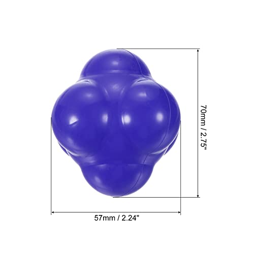 PATIKIL Reaction Balls Agility Trainer, Silicone Bounce Balls for Baseball Hand-Eye Coordination Reaction Training, Speed Reflex