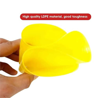 Plastic Cones 20pcs Thickened Training Cones Soccer Agility Discs Football Sports Marker Set Equipment Accessories For Outdoor Indoor Games(Orange)
