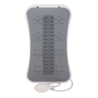 Back Stretcher for Lower Back Pain Relief, Adjustable Lumbar Traction Device, Arch Lumbar Cracker Board, Cracking Device, Stretching Cushion, Stretch (Grey)