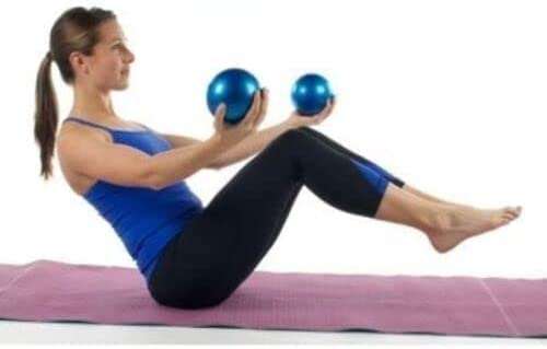 sainio 1kg, Toning Ball, Soft Medicine Ball 1kg, Isometric Ball