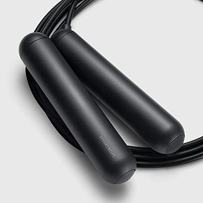 [Tangram Factory] Smart Rope - LED embedded Jump Rope - See your fitness data in MID-AIR - color: Black, size: Small