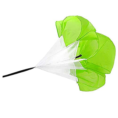 Resistance Parachute Running Parachute, Speed Resistance Training Parachute Equipment,with Adjustable Strap Sprint Training Chute, for Kids/Adults(Color:Green)