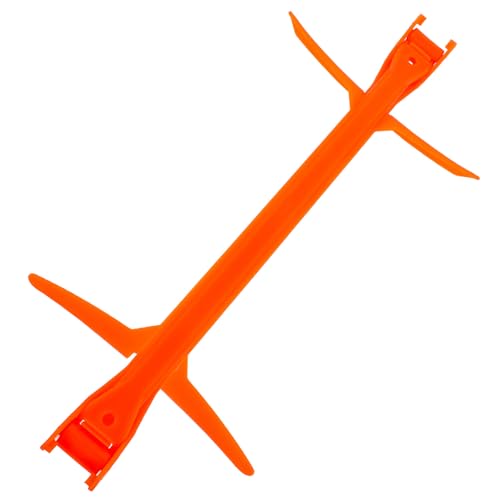 Adjustable Soccer Training Hurdles Set with 3 Height Levels, Foldable Agility Mini Hurdles for Speed and Footwork Training, Orange Football Practice Equipment for Youth and Adults
