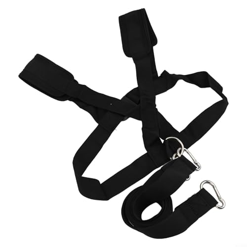 Sled Harness for Resistance Training with Adjustable Waist and Shoulder Pads Nylon Straps Pulling Rope for Strength and Speed Workouts