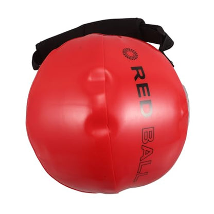 Abaodam Weighted Fitness Punching Bag Water Fill Sandbag 30x30cm Red for Strength Training Home Gym Workout Equipment