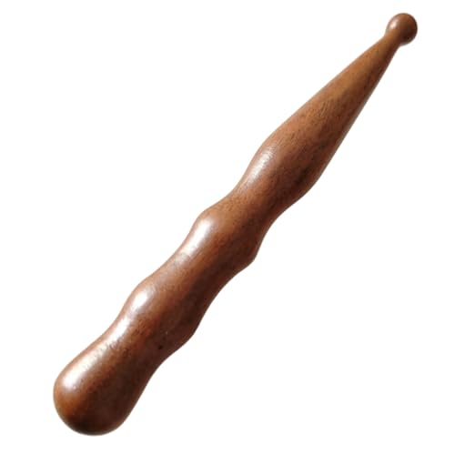 Sandalwood Acupoint Massage Pen, Traditional Wooden Acupressure Stick Reflexology Tool for Deep Tissue, Meridian Massage Tool for Body, Hand and Foot
