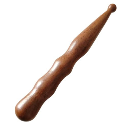 Sandalwood Acupoint Massage Pen, Traditional Wooden Acupressure Stick Reflexology Tool for Deep Tissue, Meridian Massage Tool for Body, Hand and Foot