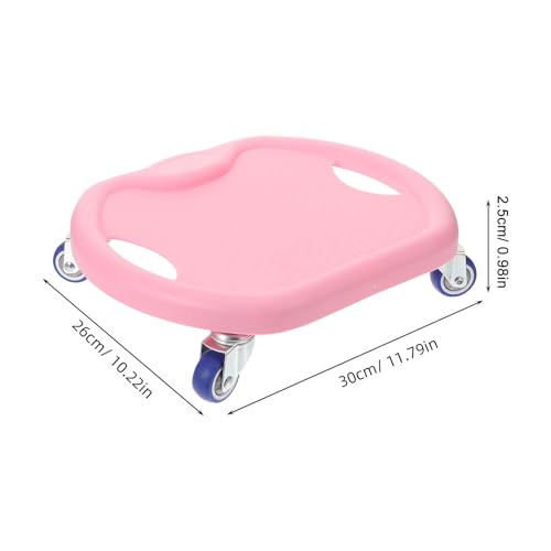 Quiet Fitness Abdominal Training Disc with Comfortable Handle Core Sliders for Home Gym Rolling Workout Equipment for All Levels Pink Silent Design