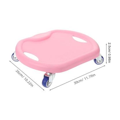 Quiet Fitness Abdominal Training Disc with Comfortable Handle Core Sliders for Home Gym Rolling Workout Equipment for All Levels Pink Silent Design