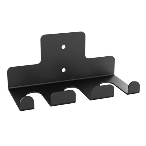 Synergee Wall Mounted Barbell Holder & Gym Accessory Rack – Heavy Duty Steel Storage for Barbells, Collars, Bands, and Fitness Gear – Space Saving Home Gym Equipment Organizer - color: d) 3 Bracket