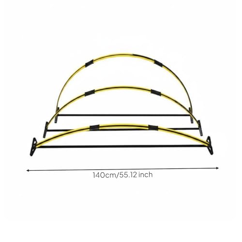 Milageto -Back Hurdle Arch Adjustable Agility Hurdle Portable for Sports, Speed Training