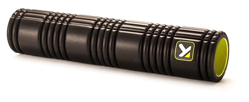 TriggerPoint Grid 2.0 Foam Roller for Deep Tissue Massage and Muscle Recovery, 26 Inch Multi-Density EVA with Hollow Core, Supports 500 Pounds, Black - color: Black