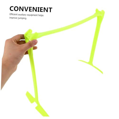 Mikikit Adjustable Height Speed Hurdles Foldable Agility Training Equipment for Soccer Football Enhance Speed Coordination Jumping Skills Portable Versatile for Athletes