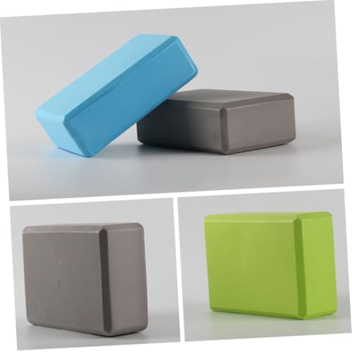 Zerodeko 2 PCS Anti-skid EVA Yoga Blocks High-density Rectangular Exercise Bricks for Beginners and Injury Support Non-slip Cushions for Home and Studio Yoga Accessories