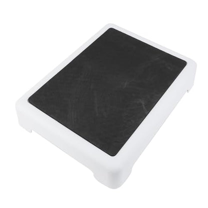 Bath Shower Step Stool, Non Slip Step Platform, Portable Step Riser with Anti Slip Mat for Bathroom Bathtub and Car, Sturdy Plastic Mobility Step Stool for Adults and