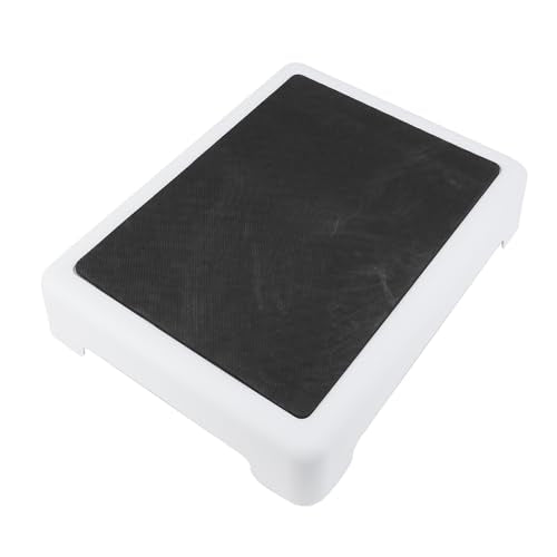 Bath Shower Step Stool, Non Slip Step Platform, Portable Step Riser with Anti Slip Mat for Bathroom Bathtub and Car, Sturdy Lightweight Plastic Mobility Step Stool