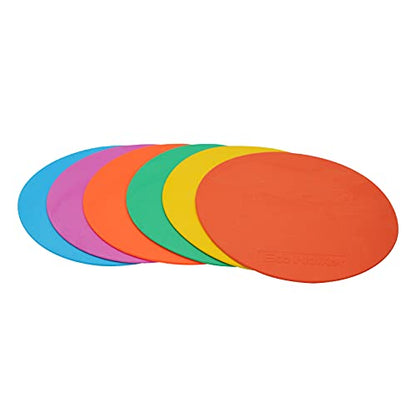 Spot Markers 6pcs 4inch 6inch 8inch 10inch 12inch Floor Marker for Kids Agility Training