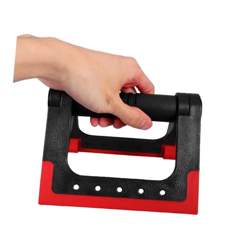 Uonlytech Push-up Bars Foldable Push-up Stands for Home Fitness Equipment, Rotating Push-up Rack Pair in Red, Strength Training Handles for Men and Women, Floor Workout Calisthenics Support
