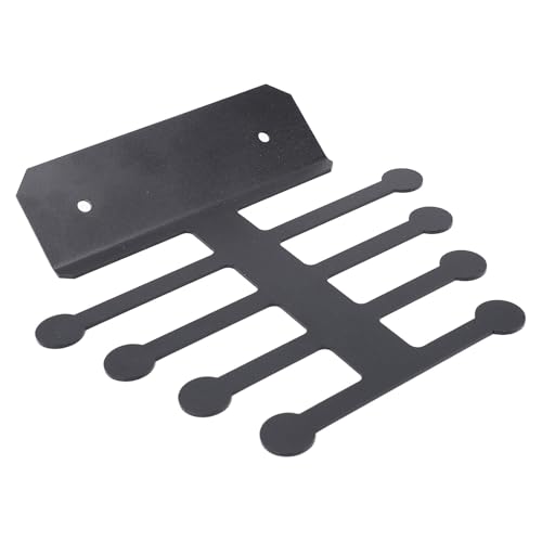 Rengue Fitness Band Rack Wall Mount Exercise Band Holder Wall Mounted Gym Storage with Iron Design for Resistance Bands Jump Ropes Ankle Straps Accessories Home Commercial Garage Gym