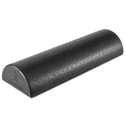 ProsourceFit High Density Foam Rollers - inches long. Firm Full Body Athletic Massager for Back Stretching, Yoga, Pilates, Post Workout Trigger Point Release - color: Black