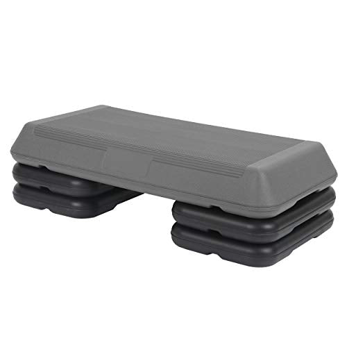 HomGarden 28.15" & 43" Adjustable Workout Aerobic Stepper in Fitness & Exercise Step Platform Trainer Stepper