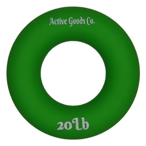 Hand Exerciser - PROFESSIONAL GRADE, Set or Single, Different Sizes. Visit to see more! Bague classique en silicone parfaite pour améliorer la force, la puissance et la vitesse dans les poignets. - size: 11.5 Single Ring - 2.5 in - 20 lb