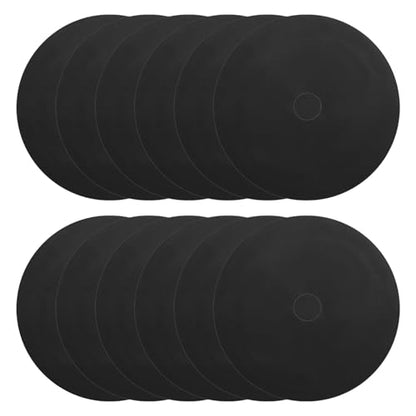 PATIKIL Spot Markers, Non-Slip Floor Dots Agility Markers Flat Field Cones Poly Dot with Hole for Gym PE