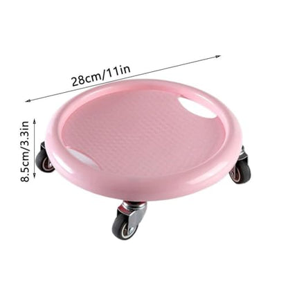Ab Roller Wheel,Ab Exercise Equipment with Knee Pads,Women's Multifunctional Abdominal Wheel Board,360° Rotating for Core Exercise,Abdominal Strength Training for Full Body Fat Burning Home Gym (B)