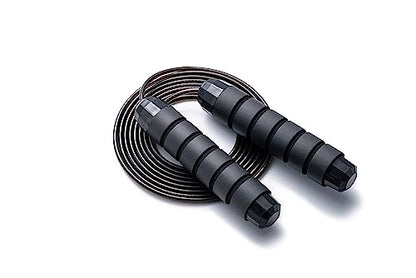 BOOMIBOO Jump Rope, Adjustable Jump Ropes,Skipping Rope Tangle-Free Rapid Speed with Ball Bearings for Women Men Kids,Exercise & Slim Body Jumprope at Home School Gym - color: Black