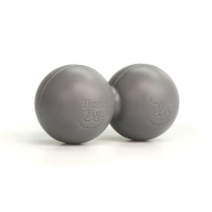 Tiger Ball Peanut 2.4 Foam Roller – Deep Tissue Massage Ball for Back & Neck, Myofascial Trigger Point Therapy Tool, Dual Silicone Balls with Gription – Compact, Portable, Non-Slip Recovery Roller