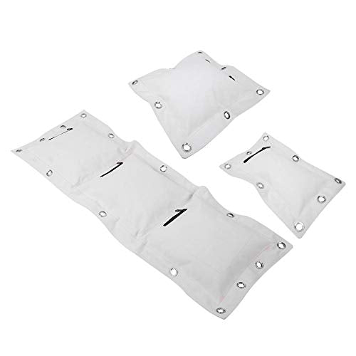 Wing Chun, Wing Chun Wall Punch Canvas Empty Sand Bag Target with Zipper for Boxing Muay Thai Sanda for Wing Chun Or Kung Fu Students(Triple Bag)