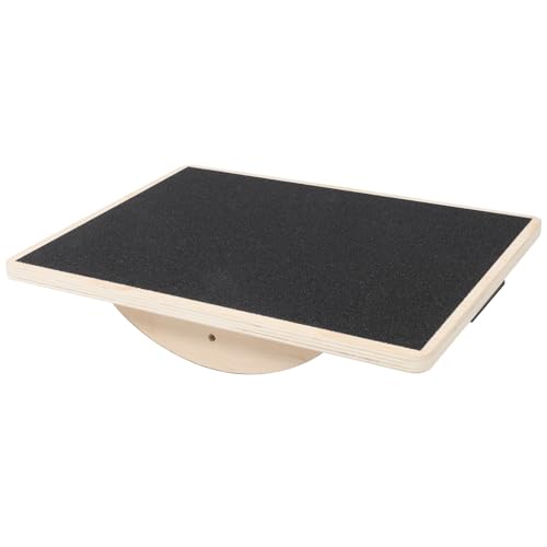 CALLARON Solid Board Non-slip Wobble Plate for Adults Home Exercise Fitness Training Coordination and Stability Workouts