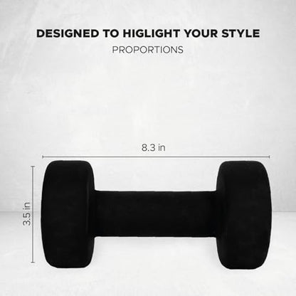 FUXION Neoprene Dumbbell Hand Weights, Sets of 2 Hexagon Non-Slip Weights for Home Gym Yoga Pilates Workout - size: 9lb Pair