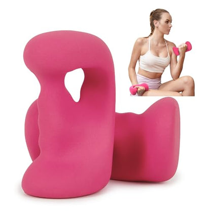 HXD-ERGO Ergonomic Dumbbells Weights Set-Hand Weights for Women at Home, Ear Dumbbells Weights for Pilates, Yoga, Jogging,StrengthTraining - color: 7 LBS