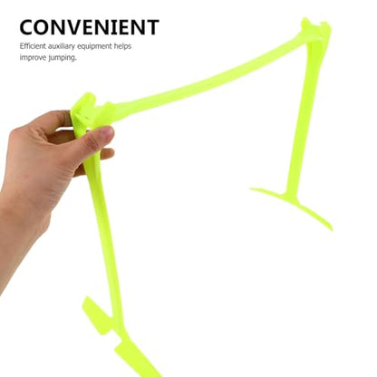 Toddmomy Adjustable Soccer Training Hurdle Football Agility Speed Hurdles Foldable Green Plastic Training Equipment for Athlete Skill and Agility Development